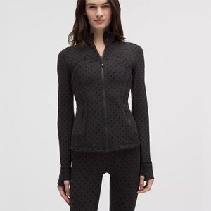 NWT BUNDLE Lululemon Flocked Polka Dot Size 4 Define Jacket and Align 25 Legging